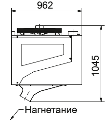 Воздушно тепловые завесы с газовым нагревателем серия 700 тепломаш